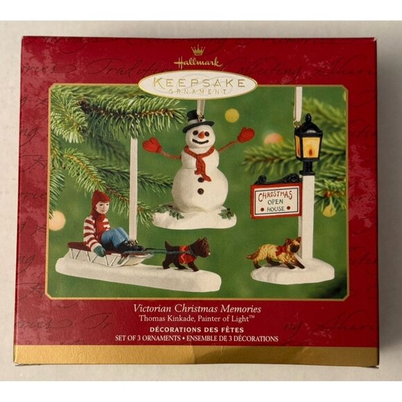 2001 Hallmark Keepsake Ornament Victorian Christmas Memories Thomas Kinkade MM25 - Picture 1 of 7